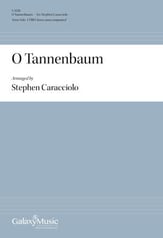 O Tannenbaum TTBB choral sheet music cover
